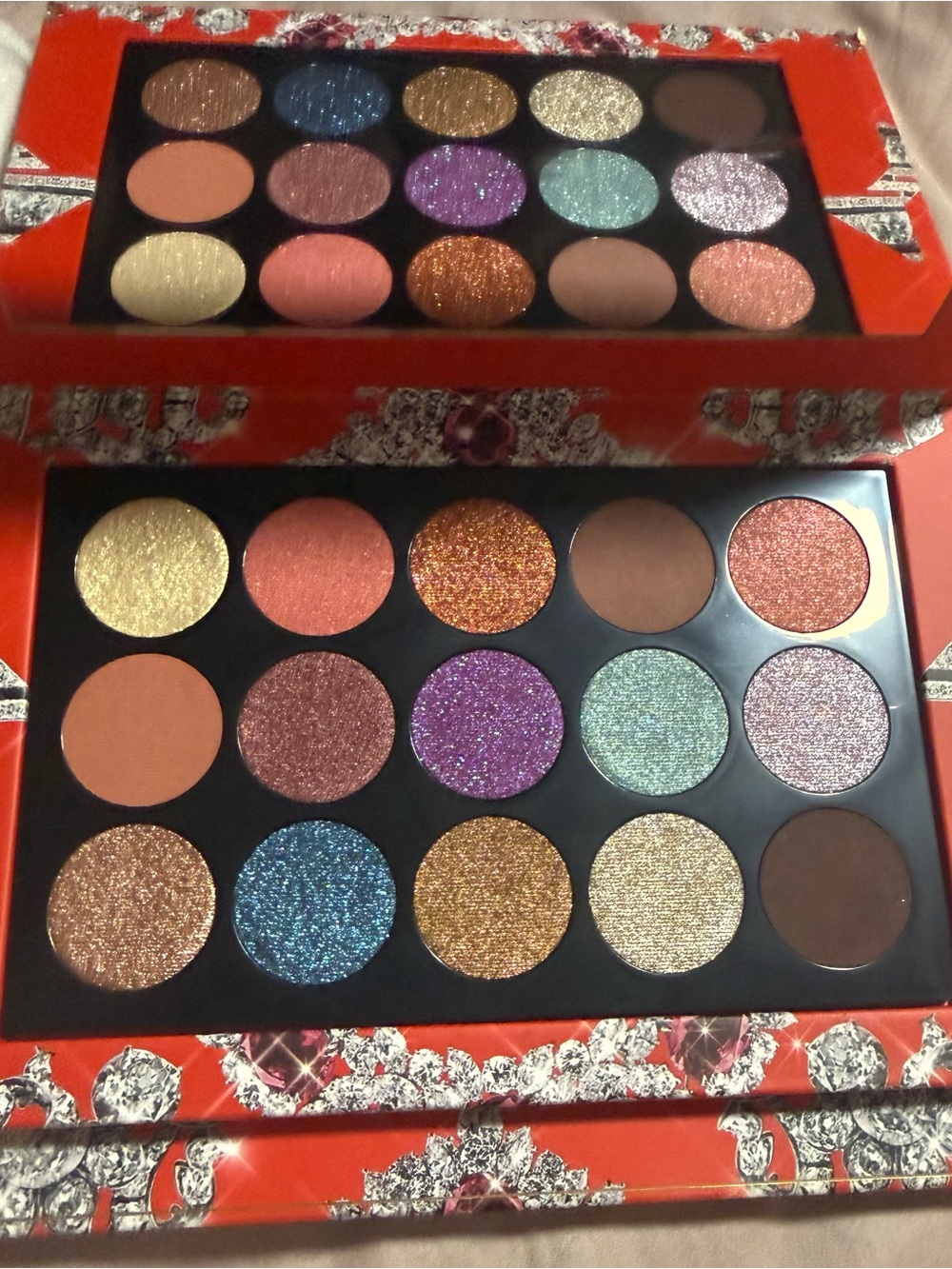 Pat mcgrath labs luminous legends mega eye shadow palette.